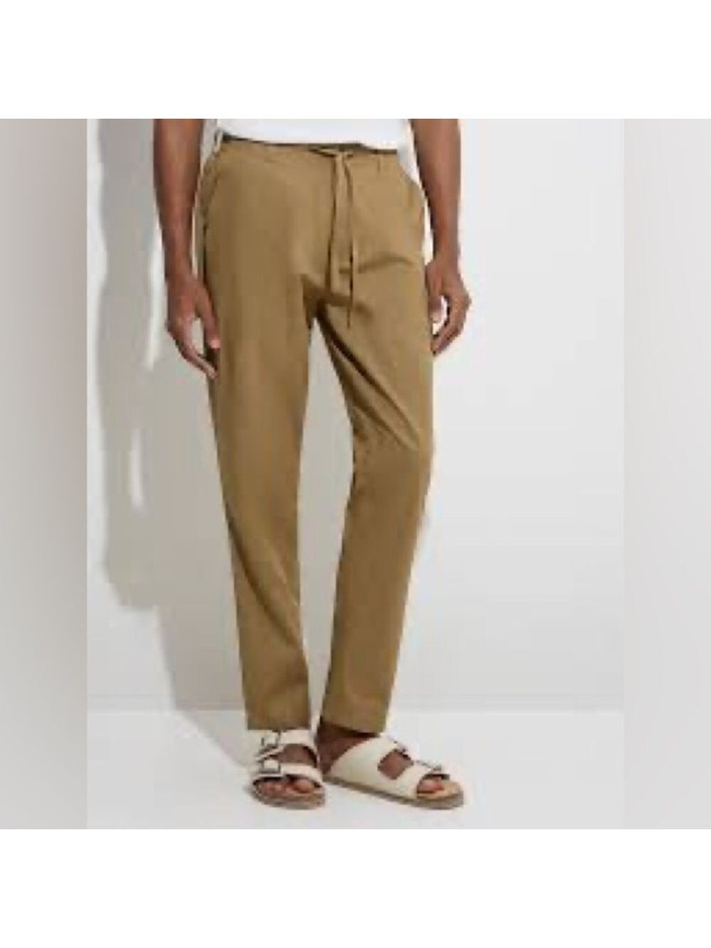 Men's Taupe Cotton Chinos Size 32